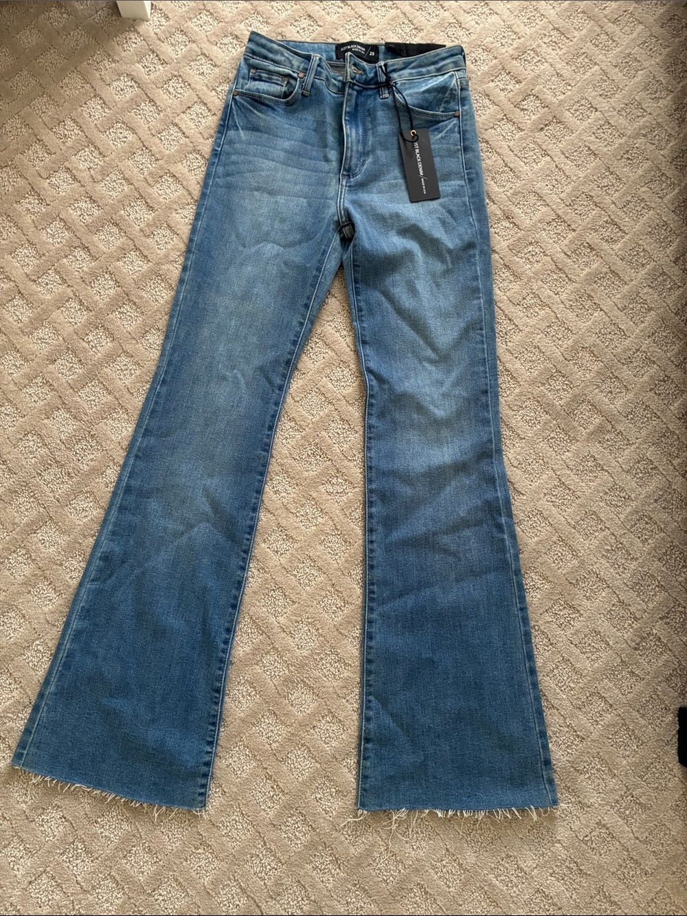 Just Black Denim High Rise Flare jeans NEW size 25